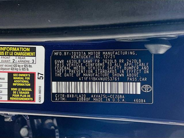 Photo of 2022 Blueprint Toyota Camry