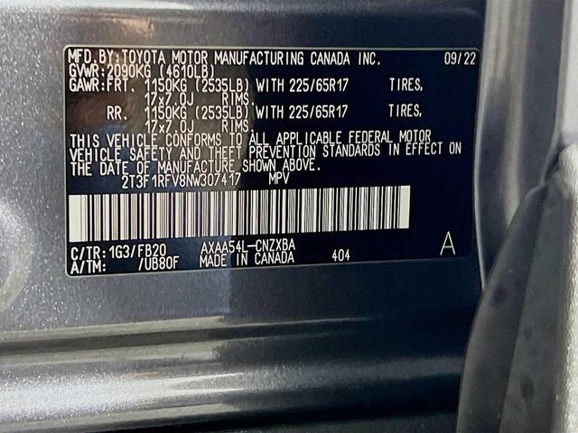 Photo of 2022 Magnetic Gray Metallic Toyota RAV4