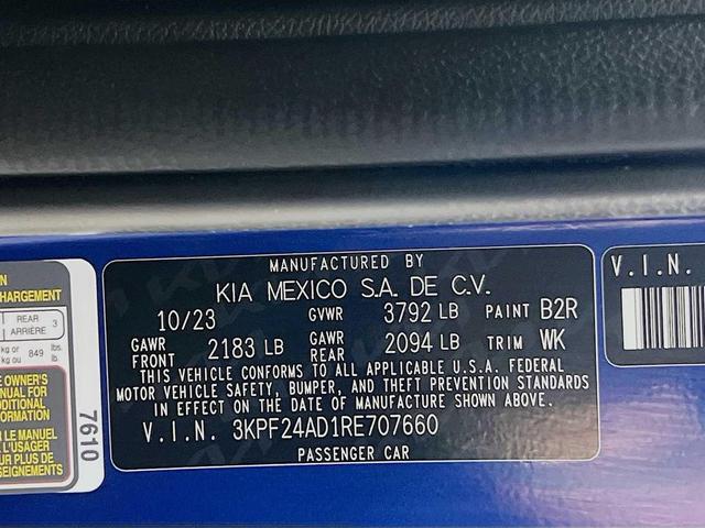 Photo of 2024 Deep Sea Blue Kia Forte