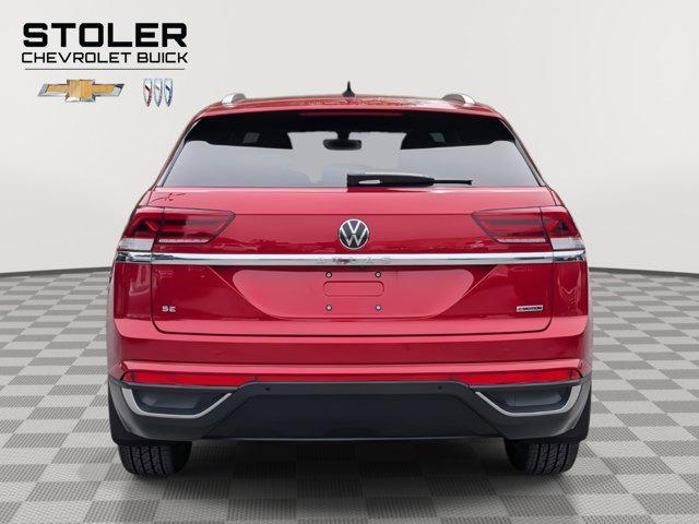 Photo of 2021 Red Metallic Volkswagen Atlas Cross Sport
