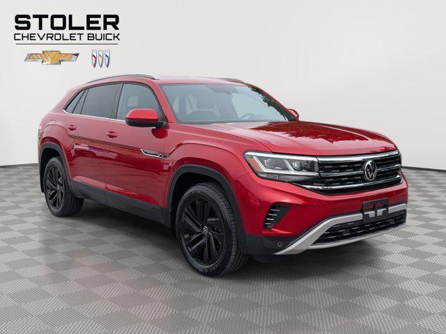 Photo of 2021 Red Metallic Volkswagen Atlas Cross Sport