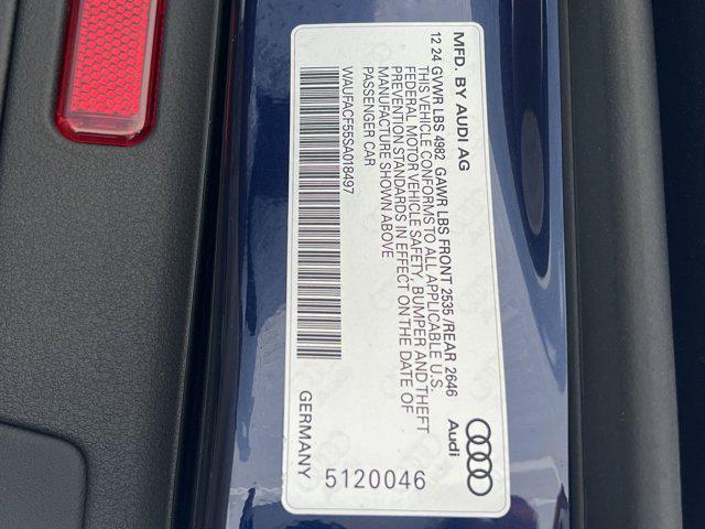 Photo of 2025 Navarra Blue Metallic Audi A5 Sportback