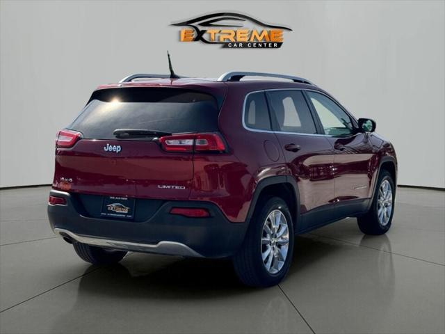 Photo of 2016 Deep Cherry Red Crystal Pearlcoat Jeep Cherokee