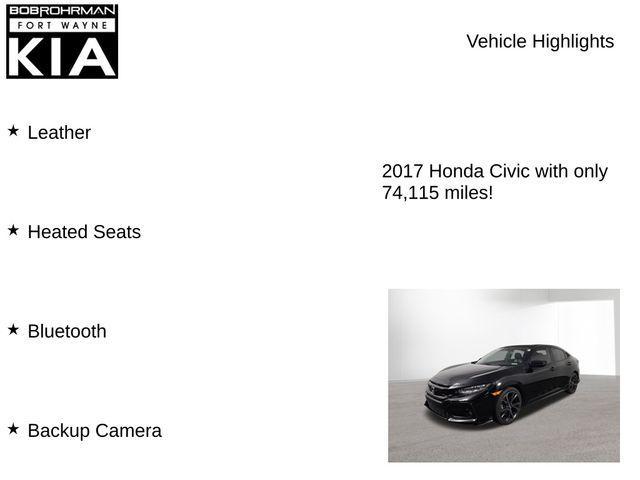 Photo of 2017 Crystal Black Pearl Honda Civic