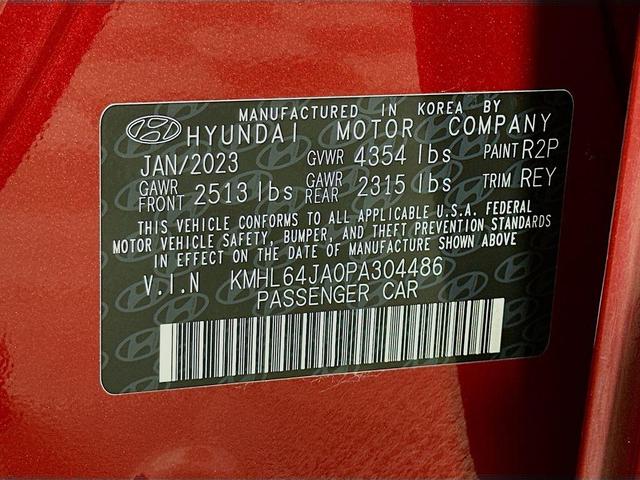 Photo of 2023 Red Hyundai SONATA