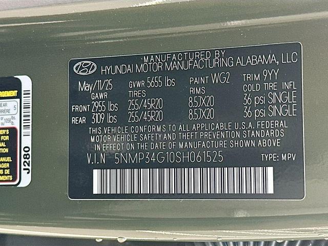 Photo of 2025 Green Hyundai SANTA FE HEV