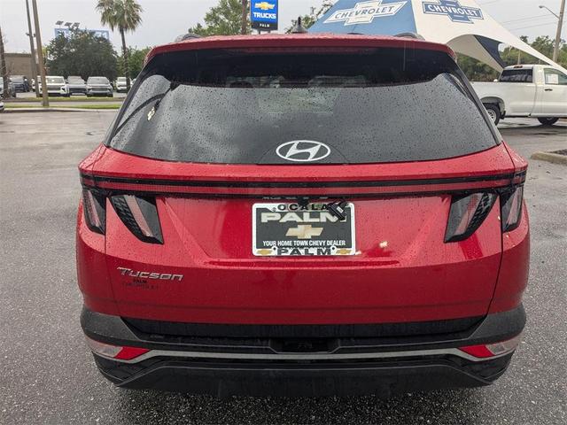 Photo of 2022 Calypso Red Hyundai TUCSON