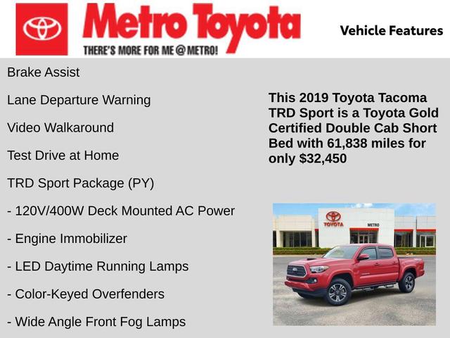 Photo of 2019 Barcelona Red Metallic Toyota Tacoma