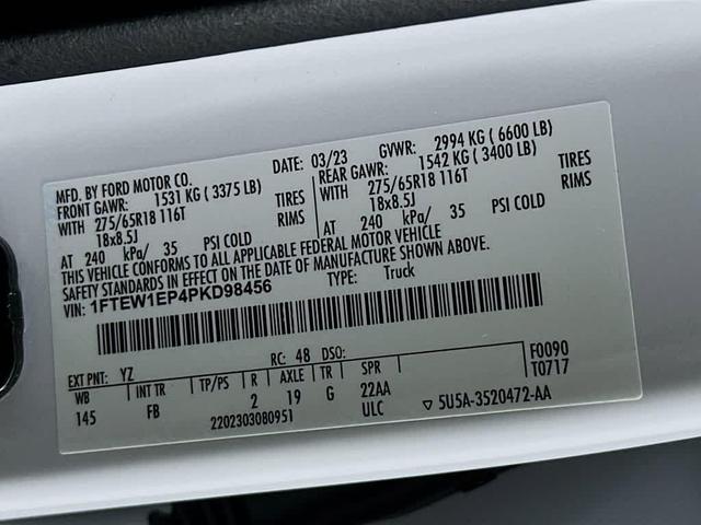 Photo of 2023 Oxford White Ford F-150