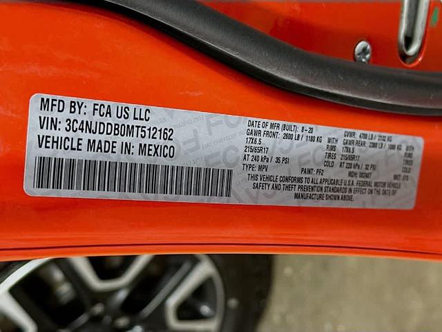 Photo of 2021 Spitfire Orange Clearcoat Jeep Compass