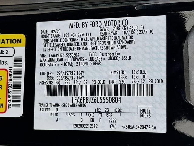 Photo of 2020 Shadow Black Ford Shelby GT350