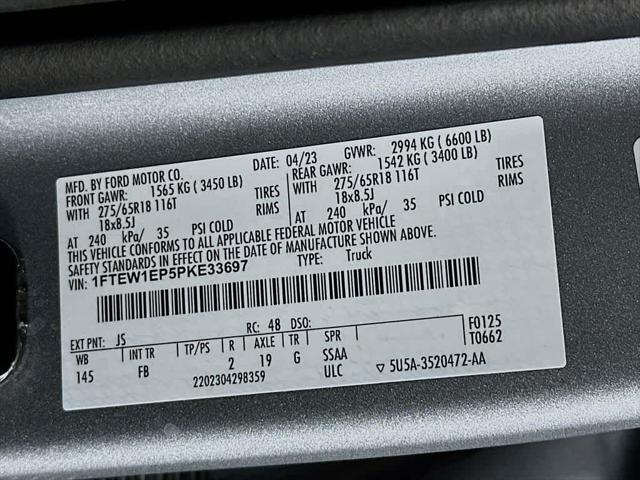 Photo of 2023 Iconic Silver Metallic Ford F-150