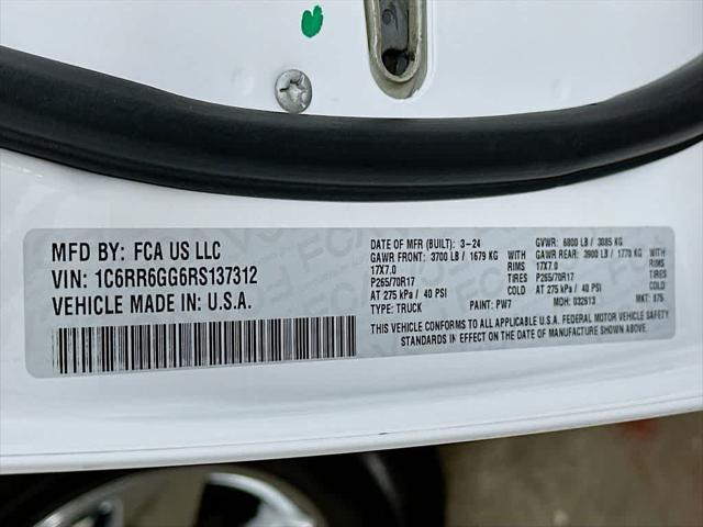 Photo of 2024 Bright White Clearcoat RAM 1500 Classic