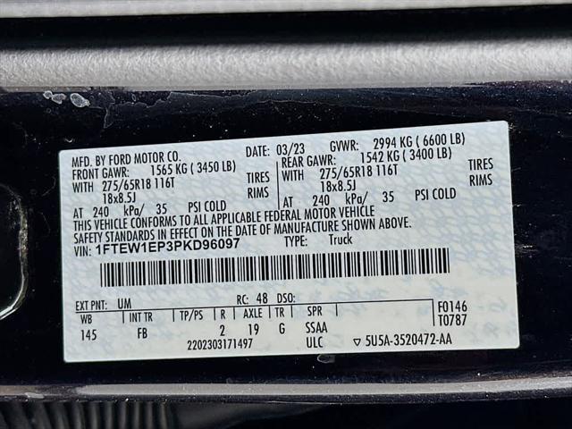 Photo of 2023 Agate Black Metallic Ford F-150