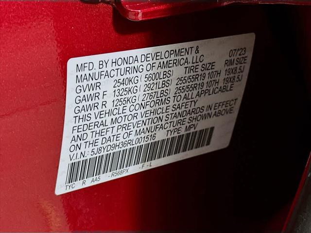 Photo of 2024 Performance Red Pearl Acura MDX