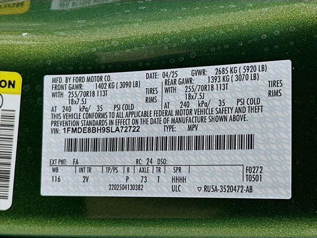Photo of 2025 Eruption Green Metallic Ford Bronco