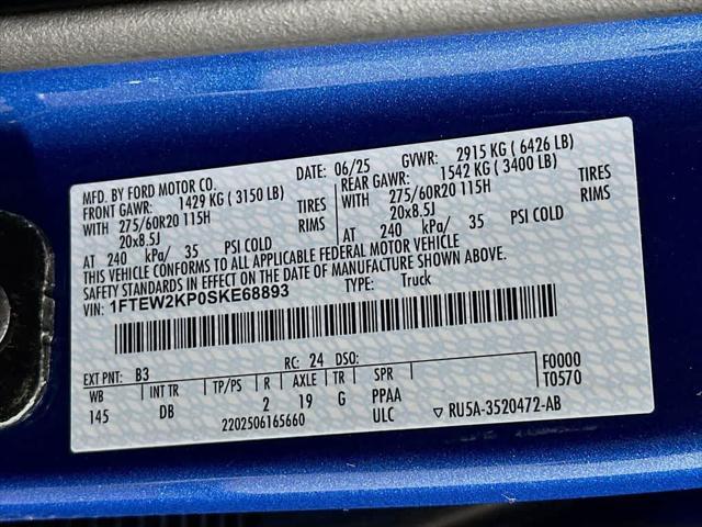 Photo of 2025 Atlas Blue Metallic Ford F-150