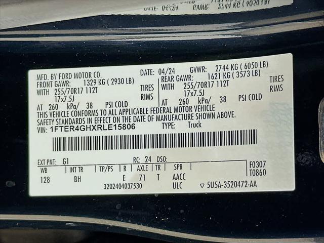 Photo of 2024 Shadow Black Ford Ranger