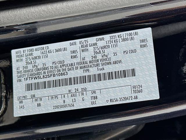 Photo of 2025 Agate Black Metallic Ford F-150