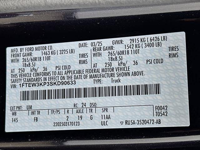 Photo of 2025 Agate Black Metallic Ford F-150