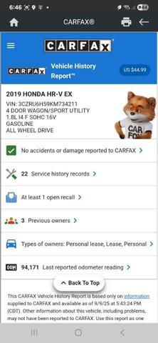 Photo of 2019 Black Honda HR-V
