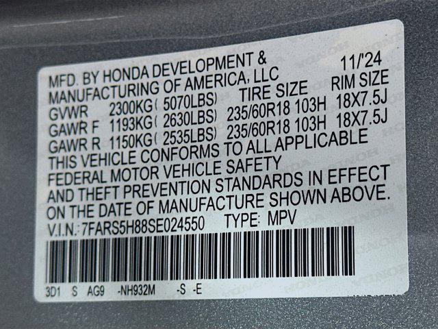 Photo of 2025 Solar Silver Metallic Honda CR-V Hybrid