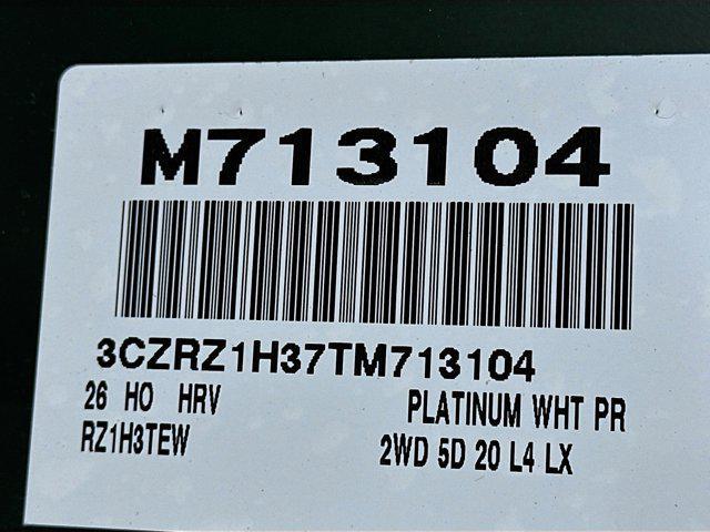 Photo of 2026 Platinum White Pearl Honda HR-V