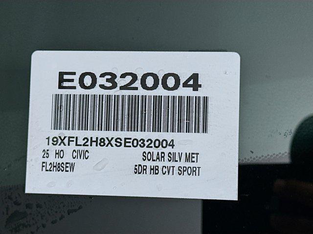Photo of 2025 Solar Silver Metallic Honda Civic