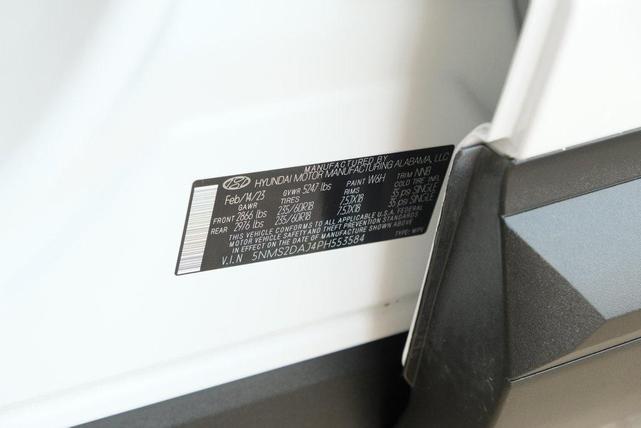 Photo of 2023 Serenity White Pearl Hyundai SANTA FE