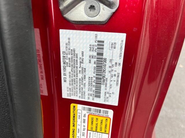 Photo of 2022 Red Metallic Ford Mustang