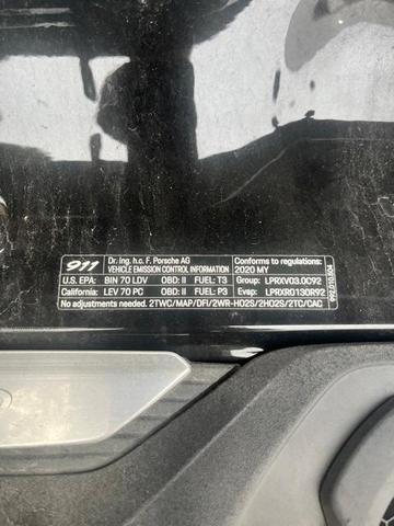 Photo of 2020 Jet Black Metallic Porsche 911