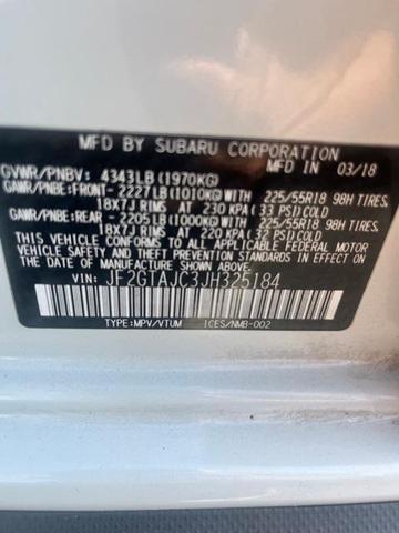 Photo of 2018 Crystal White Pearl Subaru Crosstrek