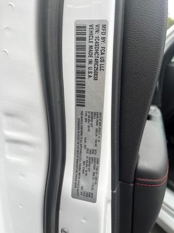 Photo of 2024 White Knuckle Clearcoat Dodge Durango