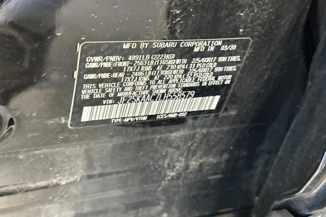 Photo of 2020 Crystal Black Silica Subaru Forester