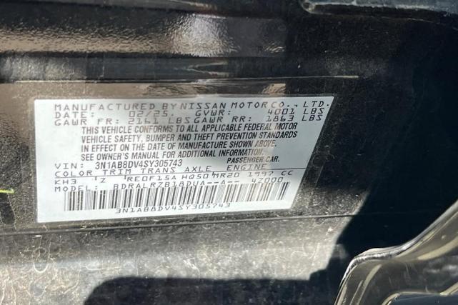 Photo of 2025 Black Nissan Sentra