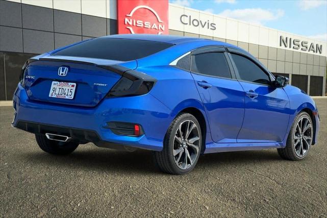 Photo of 2021 Aegean Blue Metallic Honda Civic