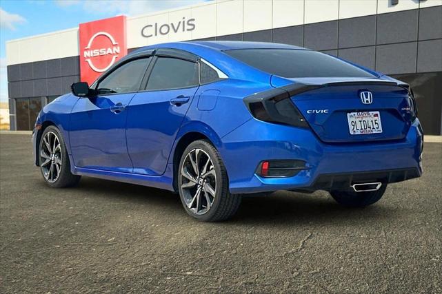Photo of 2021 Aegean Blue Metallic Honda Civic