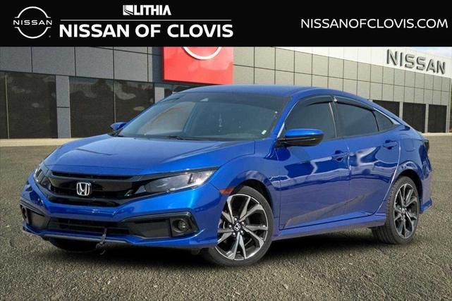 Photo of 2021 Aegean Blue Metallic Honda Civic
