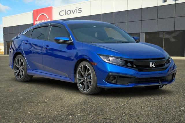 Photo of 2021 Aegean Blue Metallic Honda Civic