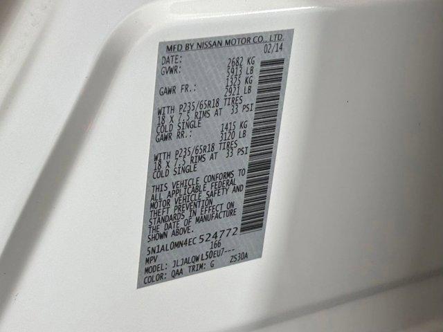 Photo of 2014 Moonlight White INFINITI QX60