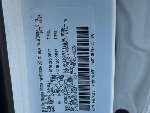 Photo of 2025 Ice Cap Toyota Tacoma