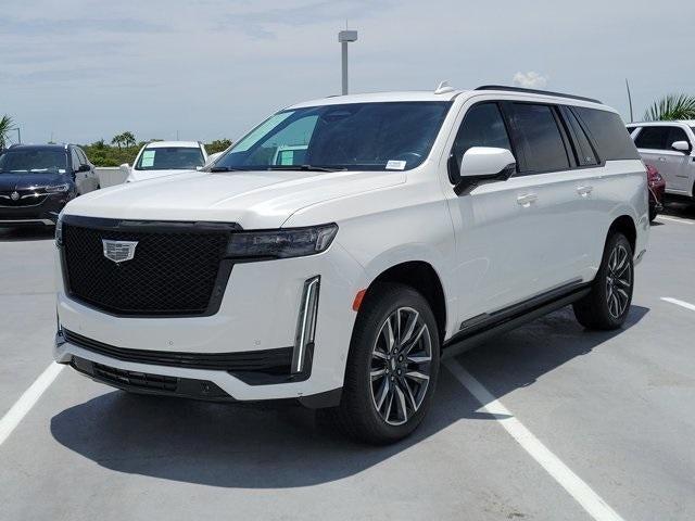 Photo of 2021 Crystal White Tri-Coat Cadillac Escalade ESV
