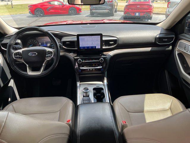 Photo of 2021 Rapid Red Metallic Tinted Clearcoat Ford Explorer