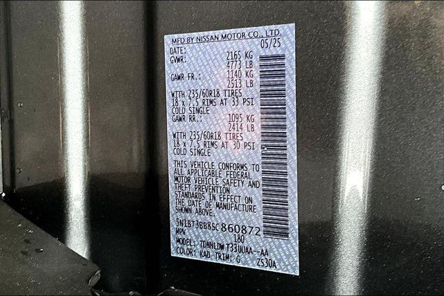 Photo of 2025 Gun Metallic Nissan Rogue