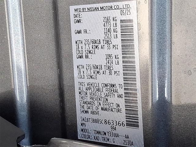 Photo of 2025 Gun Metallic Nissan Rogue