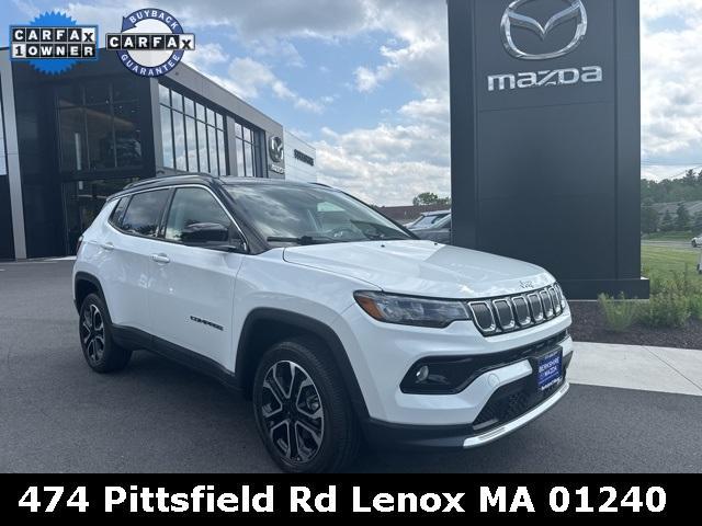 Photo of 2022 Bright White Clearcoat Jeep Compass