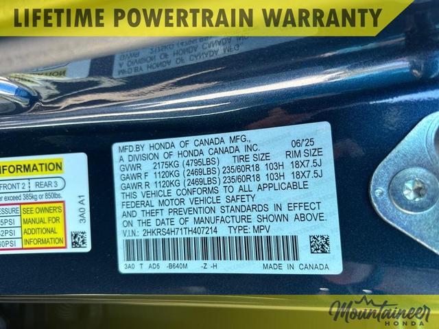 Photo of 2026 Canyon River Blue Metallic Honda CR-V
