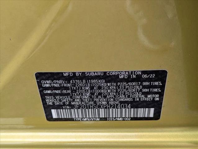 Photo of 2023 Plasma Yellow Pearl Subaru Crosstrek