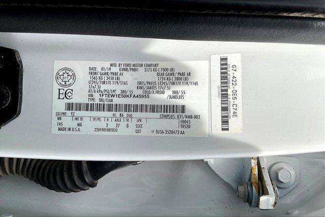 Photo of 2019 Oxford White Ford F-150