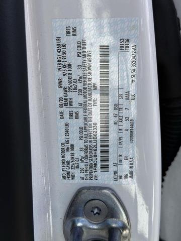 Photo of 2020 Star White Metallic Tri-Coat Ford Escape